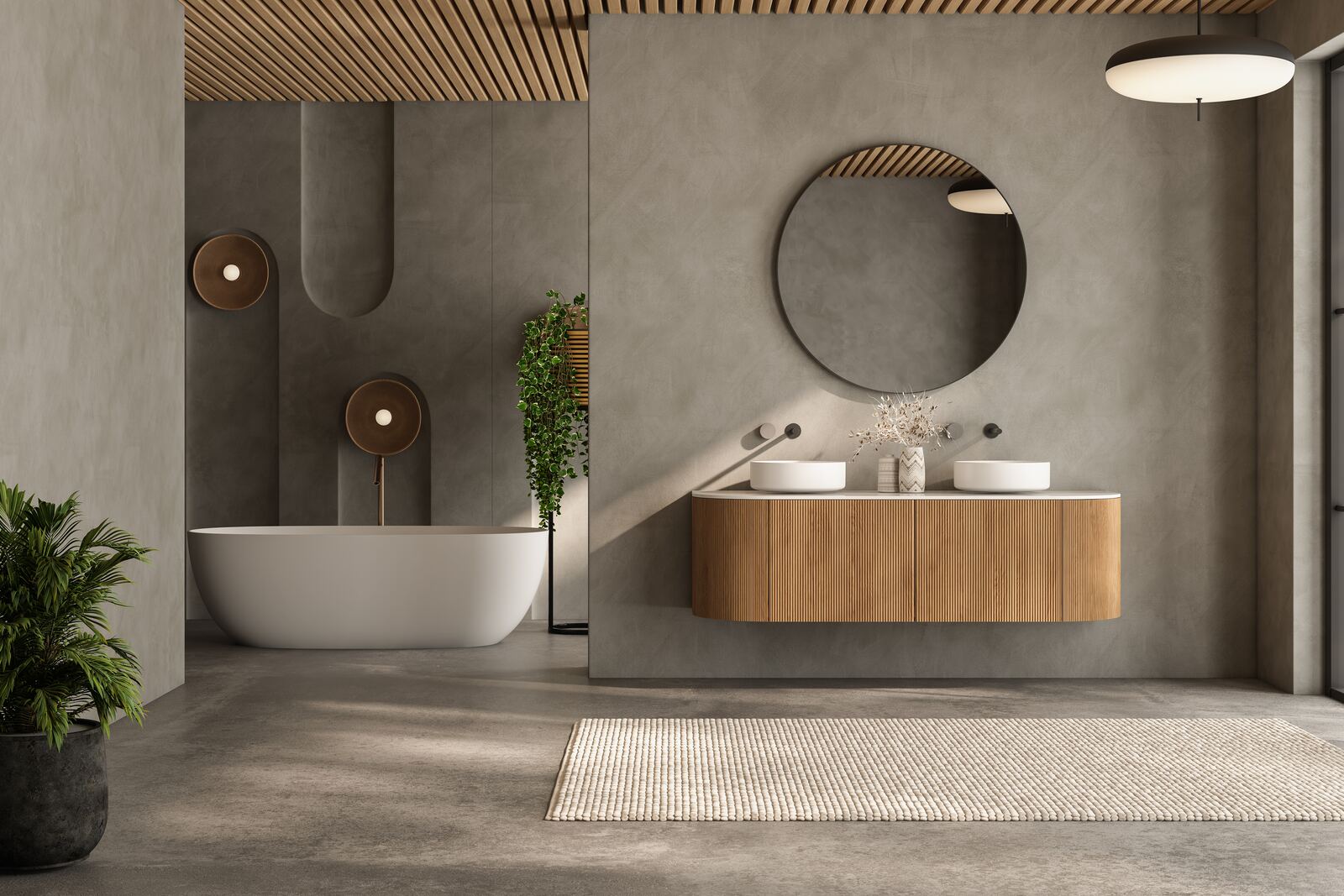 Moderne badkamer met A-merken